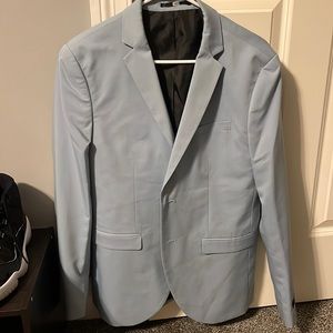 Jack jones premium light blue suit- mens 48- worn once- I am 6’1 165Ilbs